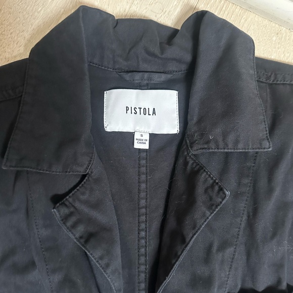 pistola Black Short-Sleeve Utility Jumpsuit - Picture 2 of 2